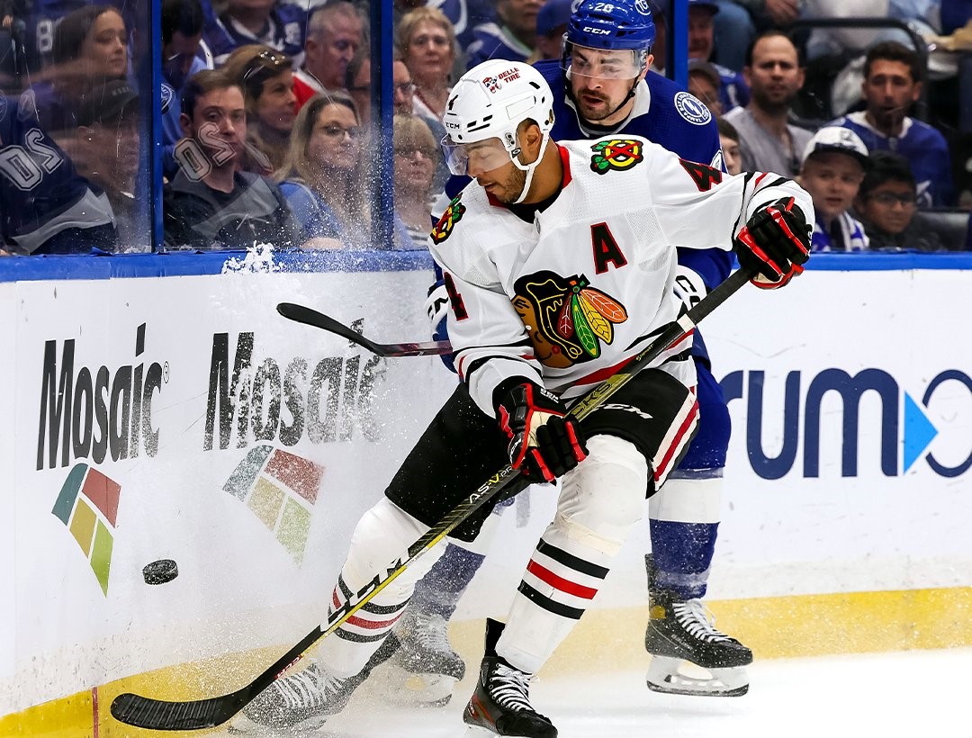 Seth Jones will look to have a better season as the Chicago Blackhawks look to the future. - Photo Courtesy of the Chicago Blackhawks